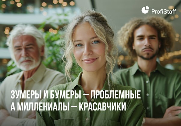 Зумеры и бумеры - проблемные, а миллениалы - красавчики